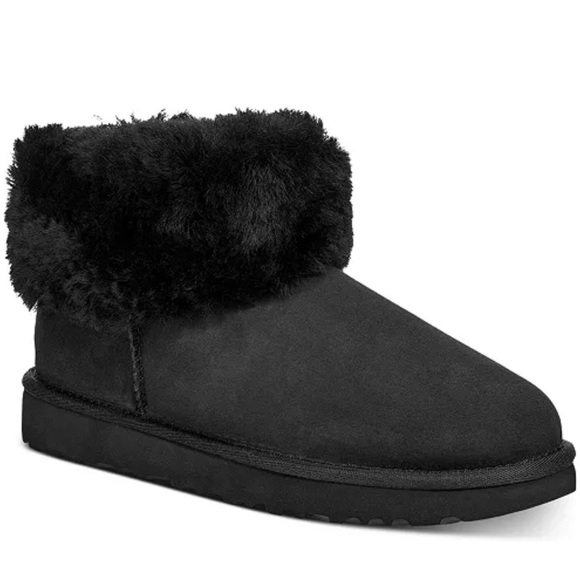 Women\'s Classic Mini Fluff Booties.